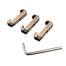 Load image into Gallery viewer, 1Set MGP/CQB Rail Version Metal Mousetail Card Slot Trimmer M300/M600 Flashlight Thread Guide For MLOK System
