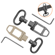 Load image into Gallery viewer, 1PC SI Metal Bilateral Buckle QD Rotary Ring Tactical Suspender Buckle Soft Bullet Gun Toy Accessories 20MM Guide Rail
