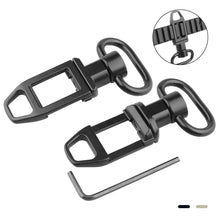 Load image into Gallery viewer, 1PC SI Metal Bilateral Buckle QD Rotary Ring Tactical Suspender Buckle Soft Bullet Gun Toy Accessories 20MM Guide Rail
