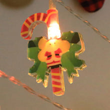 Load image into Gallery viewer, Christmas Decoration LED Light String Snowflake Snowman Santa Claus Christmas Tree String Light Xmas Tree Ornament For Home
