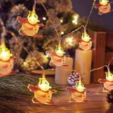 Load image into Gallery viewer, Christmas Decoration LED Light String Snowflake Snowman Santa Claus Christmas Tree String Light Xmas Tree Ornament For Home
