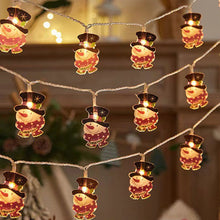 Load image into Gallery viewer, Christmas Decoration LED Light String Snowflake Snowman Santa Claus Christmas Tree String Light Xmas Tree Ornament For Home

