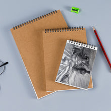 Load image into Gallery viewer, A3/A4/A5/A6 Top Spiral Bound Sketch Book Pad 160 GSM Notebook for Painting Acid Free Painting Writing Paper for Kids Adults Beginners
