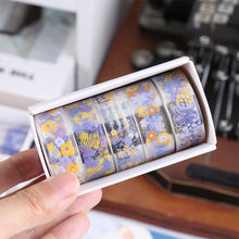 Load image into Gallery viewer, 5Rolls Kawaii Transparent Sticker Tape DIY Decorative Material Tape Sketchbook Stickers School Supplies Stationery
