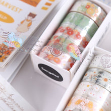 Load image into Gallery viewer, 5Rolls Kawaii Transparent Sticker Tape DIY Decorative Material Tape Sketchbook Stickers School Supplies Stationery
