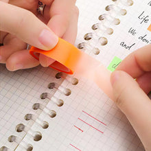 Load image into Gallery viewer, 5 Rolls 5 Colors Transparent Fluorescent Index Tabs Flags 5m Sticky Notes Paper Stickers Notepad Bookmark Stationery School Office Supplies

