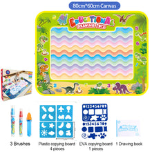 Load image into Gallery viewer, 60x80CM Magic Water Drawing Mat Coloring Doodle With Reusable Magic Pens Montessori Painting Board Educational Toys Kids Gifts
