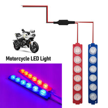 Load image into Gallery viewer, 2Pcs 6/12 LED Motorcycle Strobe Car Truck Flashing Emergency Warning Rear Tail Brake Stop Led Lights Lamp Light
