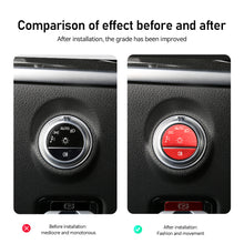 Load image into Gallery viewer, Car Headlight Electronic Handbrake Patch Door Lock Panel Sticker Start Decoration Modification Accessories Supplies For Mercedes Benz C GLC W206 X254 W214 2022
