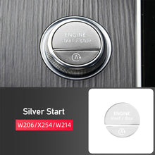 Load image into Gallery viewer, Car Headlight Electronic Handbrake Patch Door Lock Panel Sticker Start Decoration Modification Accessories Supplies For Mercedes Benz C GLC W206 X254 W214 2022

