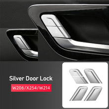 Load image into Gallery viewer, Car Headlight Electronic Handbrake Patch Door Lock Panel Sticker Start Decoration Modification Accessories Supplies For Mercedes Benz C GLC W206 X254 W214 2022
