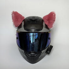 Load image into Gallery viewer, 2Pcs Car Motorcycle Helmet Decoration Electric Bike Soft Little Plush Cat's Ears For Motocross Full Face Off Road Helmet Sticker
