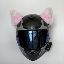 Load image into Gallery viewer, 2Pcs Car Motorcycle Helmet Decoration Electric Bike Soft Little Plush Cat's Ears For Motocross Full Face Off Road Helmet Sticker

