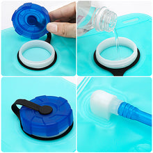 Load image into Gallery viewer, Portable 2L Folding Water Bag with Drinking Tube Sports Backpack Bicycle Riding Hydration Food Grade Outdoor Camping Water Bag
