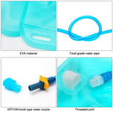 Load image into Gallery viewer, Portable 2L Folding Water Bag with Drinking Tube Sports Backpack Bicycle Riding Hydration Food Grade Outdoor Camping Water Bag
