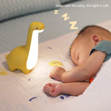 Load image into Gallery viewer, Dinosaur Night Light Long Necked Animal Light Cartoon Bedside Lamp Children's Eye Protection LED Light USB Charging Dimming Atmosphere Light Desktop Ornament Gift
