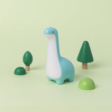 Load image into Gallery viewer, Dinosaur Night Light Long Necked Animal Light Cartoon Bedside Lamp Children's Eye Protection LED Light USB Charging Dimming Atmosphere Light Desktop Ornament Gift
