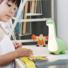 Load image into Gallery viewer, Dinosaur Night Light Long Necked Animal Light Cartoon Bedside Lamp Children's Eye Protection LED Light USB Charging Dimming Atmosphere Light Desktop Ornament Gift
