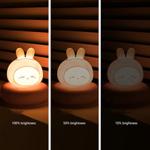 Load image into Gallery viewer, Cute Animal Night Light USB Charging Night Lamp Creative Sleep Lamp for Children's Birthday Holiday Christmas Gift Luminous Cartoon Lights Bedroom Decorative Night Atmosphere Lamp
