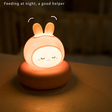 Load image into Gallery viewer, Cute Animal Night Light USB Charging Night Lamp Creative Sleep Lamp for Children's Birthday Holiday Christmas Gift Luminous Cartoon Lights Bedroom Decorative Night Atmosphere Lamp
