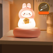 Load image into Gallery viewer, Cute Animal Night Light USB Charging Night Lamp Creative Sleep Lamp for Children's Birthday Holiday Christmas Gift Luminous Cartoon Lights Bedroom Decorative Night Atmosphere Lamp
