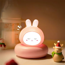 Load image into Gallery viewer, Cute Animal Night Light USB Charging Night Lamp Creative Sleep Lamp for Children's Birthday Holiday Christmas Gift Luminous Cartoon Lights Bedroom Decorative Night Atmosphere Lamp
