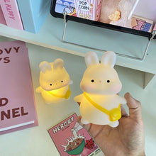 Load image into Gallery viewer, Baby Night Light Cute Rabbit LED Night Lamp USB Rechargeable Sleep Lamp Touch Sensor Bedroom Bedside Night Atmosphere Lamp For Kids Baby Gifts
