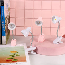 Load image into Gallery viewer, Cute Mini Clamp Lamp to Read Book Eye Protection Bookmarks Portable Light Rotatable Reading Lights for Books Decorative Book Children For Night
