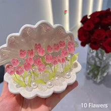 Load image into Gallery viewer, Shell Tulip Night Light DIY Home Decor LED Night Lamp Bedroom Atmosphere Light Decoration Bedside Lamps Creative Valentine Christmas Birthday Kids Gift
