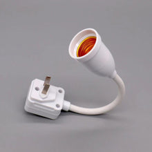 Load image into Gallery viewer, EU US Direct Plug-in Lamp Base E27 Rotary Lamp Socket Bulb Holder Flexible Lamp Holder Converter With Switch LED Table Lamp Adapter Light Base With On/Off
