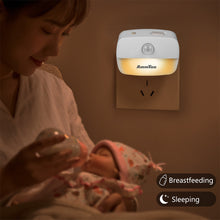 Load image into Gallery viewer, LED Night Light EU Plug In Lamp Smart Motion Sensor Light Indoor Mini Wall Lamp WC Hallway Stair Bedside Night Lamp Home Decoration Nightlights
