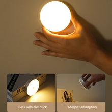 Load image into Gallery viewer, PIR Motion Sensor Light LED Night Light USB Rechargeable Night Lamp Wireless Closet Lights Dormitory Wardrobe Bedroom Bedside Nightlights
