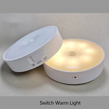 Load image into Gallery viewer, PIR Motion Sensor Light LED Night Light USB Rechargeable Night Lamp Wireless Closet Lights Dormitory Wardrobe Bedroom Bedside Nightlights
