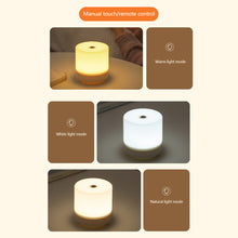 Load image into Gallery viewer, Touch Rechargeable LED Night Light Creative USB Bedside Lamp Touch 3 Modes Dimming Table Lamp Eye Protection For Bedroom Reading Lamp
