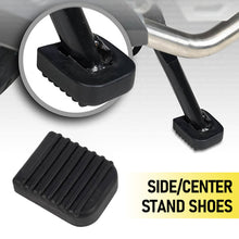 Load image into Gallery viewer, Rubber Motorcycle Side Stand Pad Extension Scooter Bike Kickstand Extender Foot Support Plate Anti-skid Enlarged Base
