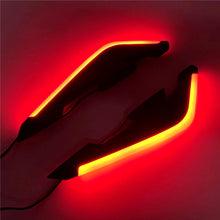 Load image into Gallery viewer, 2Pcs Motorcycle Front Side Spoiler Winglets Aerodynamic Wing Set Fixed Wind Wings with LED Lights and Adhesive Decoration Sticker

