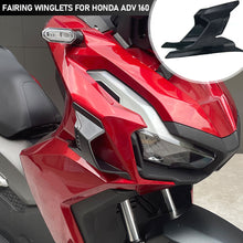Load image into Gallery viewer, 2Pcs Motorcycle Aerodynamic Fairing Winglet ABS Spoiler Compatible Models Side Spoiler for Honda ADV160 2022 2023
