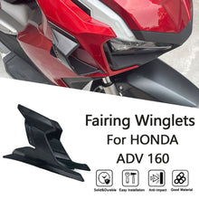 Load image into Gallery viewer, 2Pcs Motorcycle Aerodynamic Fairing Winglet ABS Spoiler Compatible Models Side Spoiler for Honda ADV160 2022 2023
