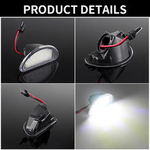 Load image into Gallery viewer, 2Pcs LED Car License Plate Light Lamp 12V 6500K Super Bright For Toyota Aygo 2005-2014
