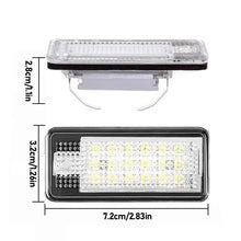 Load image into Gallery viewer, 2Pcs DC 12V Car Number License Plate Light Lamp No Error Canbus White For Audi A3 S3 A4 S4 A6 C6 A8 S8 Q7
