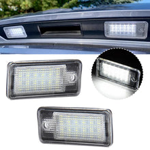 Load image into Gallery viewer, 2Pcs DC 12V Car Number License Plate Light Lamp No Error Canbus White For Audi A3 S3 A4 S4 A6 C6 A8 S8 Q7
