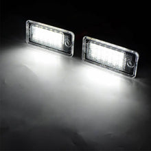 Load image into Gallery viewer, 2Pcs DC 12V Car Number License Plate Light Lamp No Error Canbus White For Audi A3 S3 A4 S4 A6 C6 A8 S8 Q7
