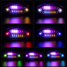 Load image into Gallery viewer, Solar Power LED Mortorcycle Car Warning Light Night Ride Tail Light Anti-rear Strobe Light for Motorcycle Electric Vehicle Bicycle
