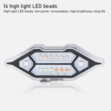Load image into Gallery viewer, Solar Power LED Mortorcycle Car Warning Light Night Ride Tail Light Anti-rear Strobe Light for Motorcycle Electric Vehicle Bicycle
