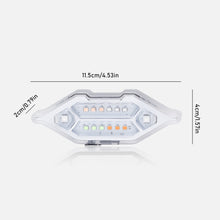 Load image into Gallery viewer, Solar Power LED Mortorcycle Car Warning Light Night Ride Tail Light Anti-rear Strobe Light for Motorcycle Electric Vehicle Bicycle
