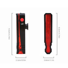 Load image into Gallery viewer, USB Rechargeable Bike Rear Light Laser Line Warning Lamp Waterproof Seatpost LED Light MTB Road Bicycle Taillight
