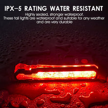 Load image into Gallery viewer, USB Rechargeable Bike Rear Light Laser Line Warning Lamp Waterproof Seatpost LED Light MTB Road Bicycle Taillight
