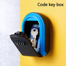 Load image into Gallery viewer, Wall Mounted Key Storage 4 Digit Combination Key Safe Storage Lock Box Plastic Key Safe Box Indoor Outdoor Use For Home Office
