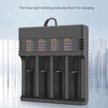 Load image into Gallery viewer, 4.2V 3.9V 3.6V 3.2V 18650 16340 10400 26650 18490 AA AAA 14500 21700 Lithium Ni-mh Battery Smart Charger
