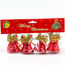 Load image into Gallery viewer, Christmas Tree Decoration Bells Xmas Ornaments Hanging Bell New Year Party Pendant Decor Prop Gift Supplies
